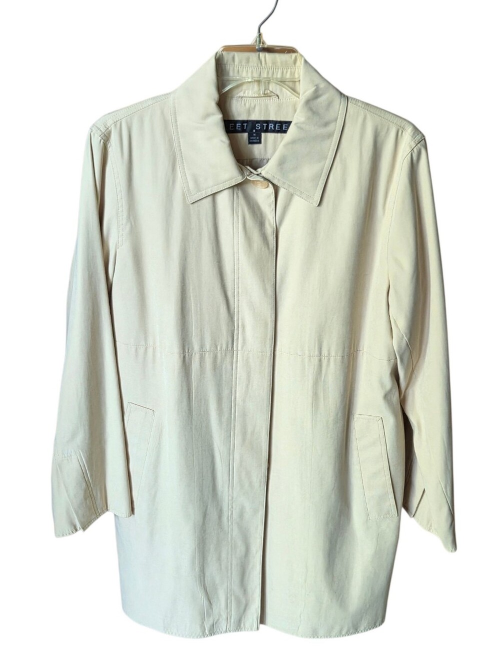 Fleet Street Tan Trench Coat Medium